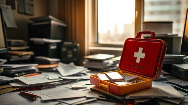 Les 7 raisons d'investir dans une trousse de secours au travail